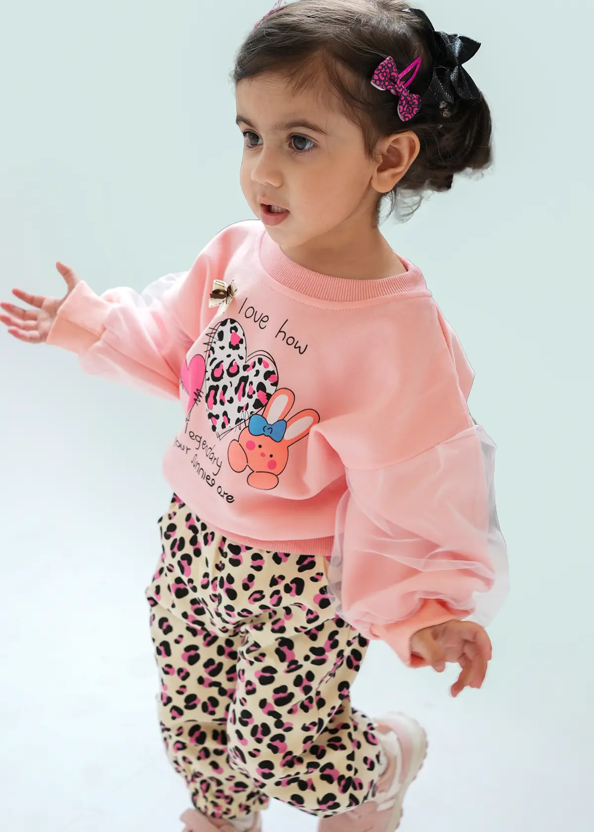pink heart leopard coord 1