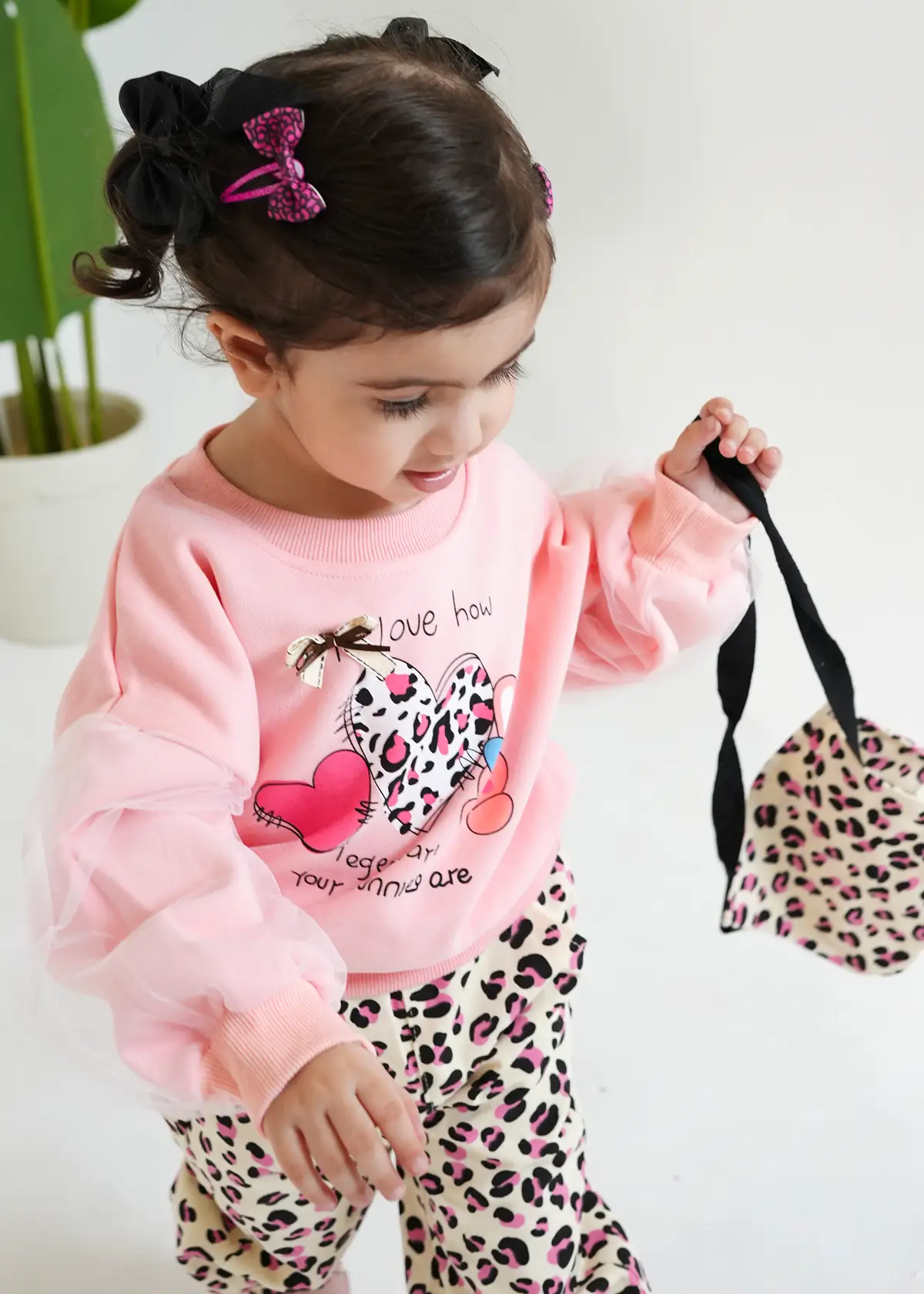 pink heart leopard coord 2