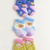 Girls Socks 0-3M, soft cotton baby socks